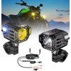 Kewig Motorcycle Auxiliary LED Fog Light 60W White Amber LED
