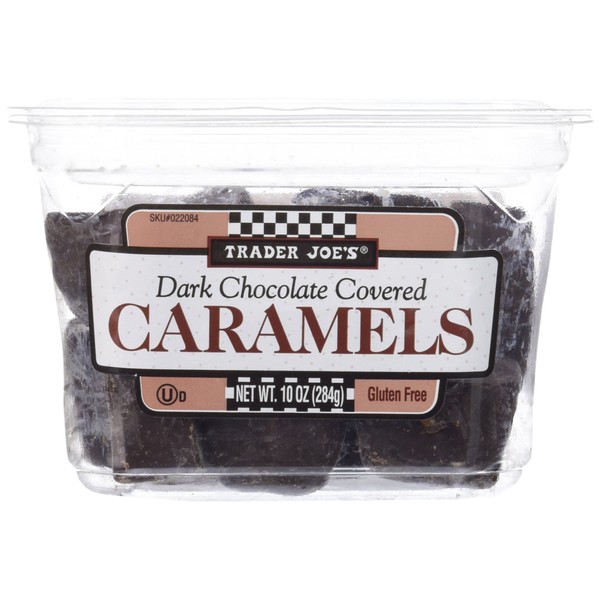 Trader Joe's Dark Chocolate Covered Caramels, 10 oz
