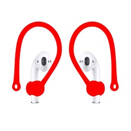 Ear Hooks for AirPods Pro,AirPods 3,2,1.Anti-Slip,Comfortable Fit,Ergonomic and Durable,Perfect for Exercising (Red)