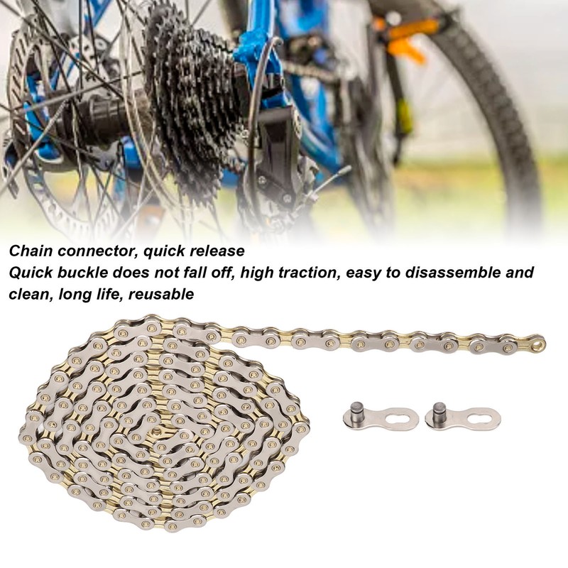 Mountain Bike Road Bicycle Chain 13 Speed 126 Links Bicycle