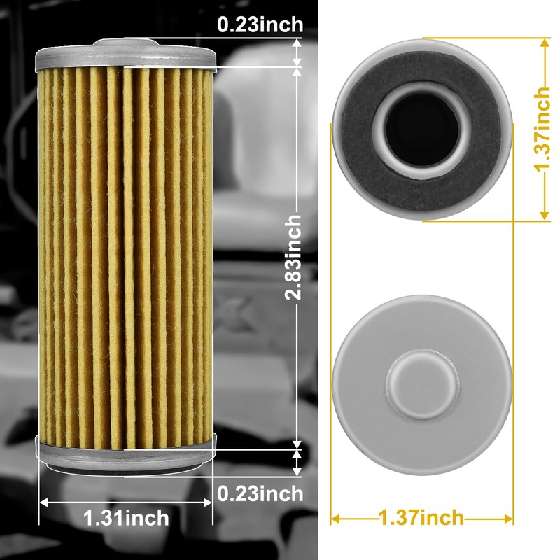 LEFITPA 2 Pack Replacement 604126 Hydraulic Filter for Hustler X-ONE