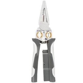8 In 1 Wire Stripper With Voltage Tester, Multi-Function Electric Wire Stripping Tool For Cutting And Pulling Pliers, Electrician Repair Tool, Wire Strippers Electrical (Gray)