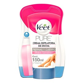 Veet Crema Depiladora Ducha Piel Sensible 150