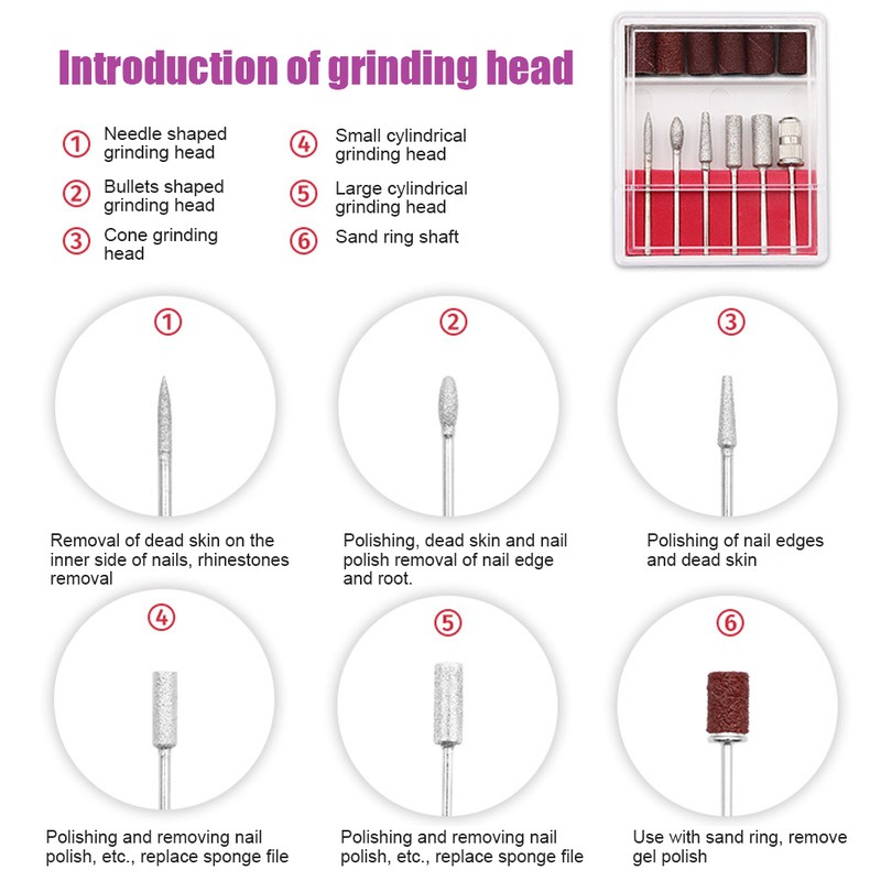 20000RPM USB Portable Electric Nail Drill Pen Machine Nail Grinding