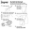 Jaymo Replacement for Parker Quink 1950323/1950324 - Measures 4.56 in