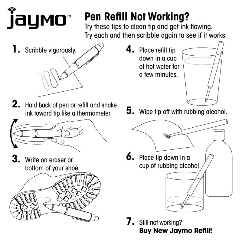 Jaymo Replacement for Parker Quink 1950323/1950324 - Measures 4.56 in