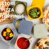 Babadoh BIG Silicone Pizza Dough Proofing Containers with Lids |