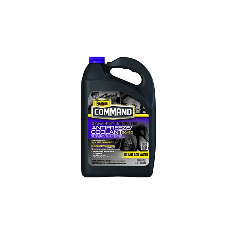 Prestone AFC10100-6PK Command Heavy Duty Extended Service Interval 50/50 Antifreeze,
