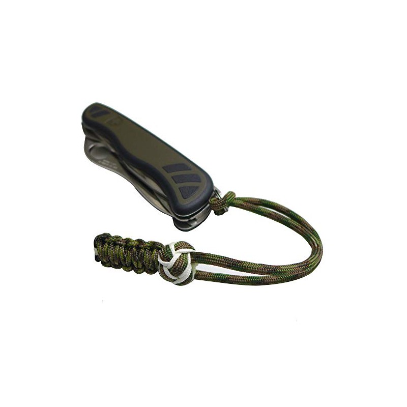 EDC Paracord Multi Lanyard Aracal Camo Camo Glow in the