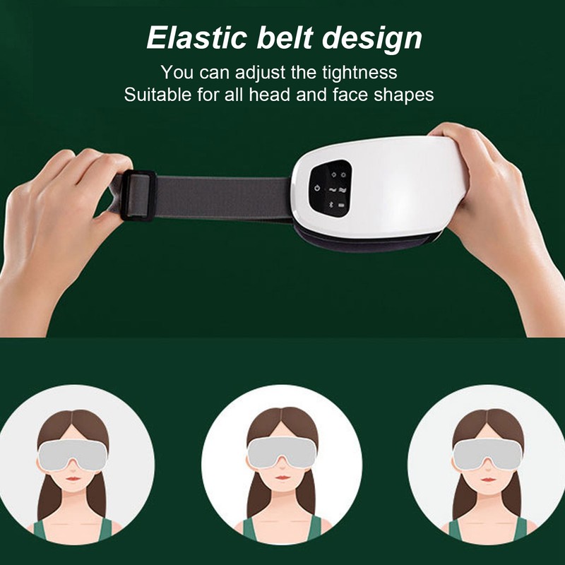 Electric Eye Massager Gas Bag Hot Compress Relieve Fatigue Eye