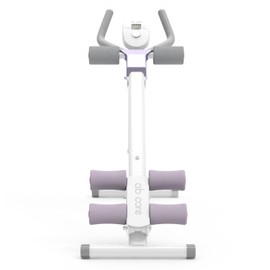 Foldable Ab Core Workout Machine with LCD Monitor, 5 Adjustable Heights, 330lb Weight Capacity, Home Gym Abdominal Trainer for Full Body Exercise LE