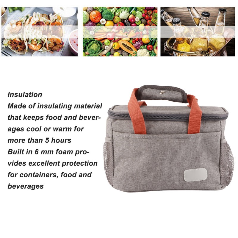 15L Insulated Lunch Bag Thicken Waterproof Aluminum Foil Portable Large