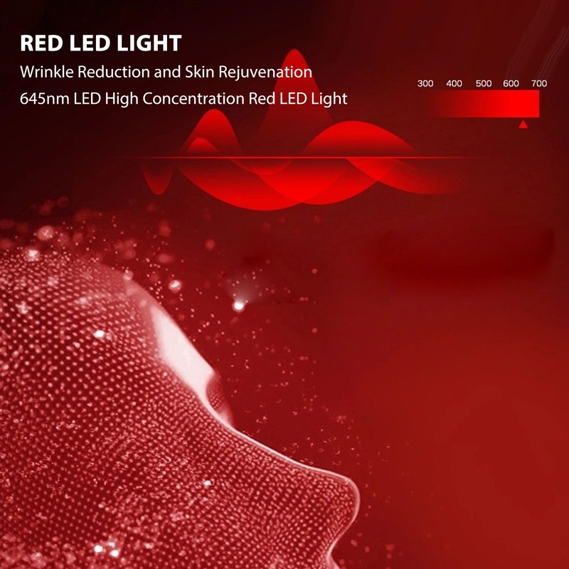 LED Photon Light Skin Rejuvenation Machine Red Blue Orange Light