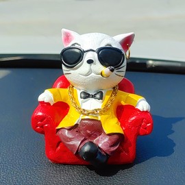 Cool Sofa Animal Car Dashboard Decor, Fun Car Ornaments for Dashboard, Cute Car Decoration for Dash Car Accessories Interior, Office/Home Decor