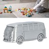 Metal Piggy Bank Bus Shape Cute Alloy Children Money Saving