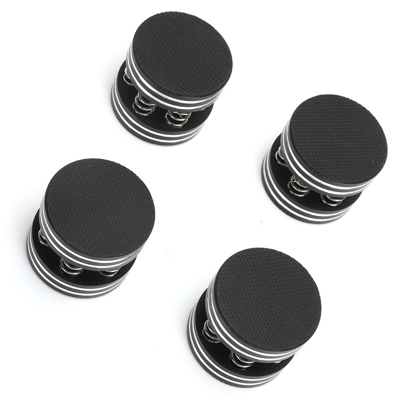 4PCS Spring Speaker Spikes Sound Dampening Feet for HiFi Amplifier/Speaker/Turntable/PlayerBlack