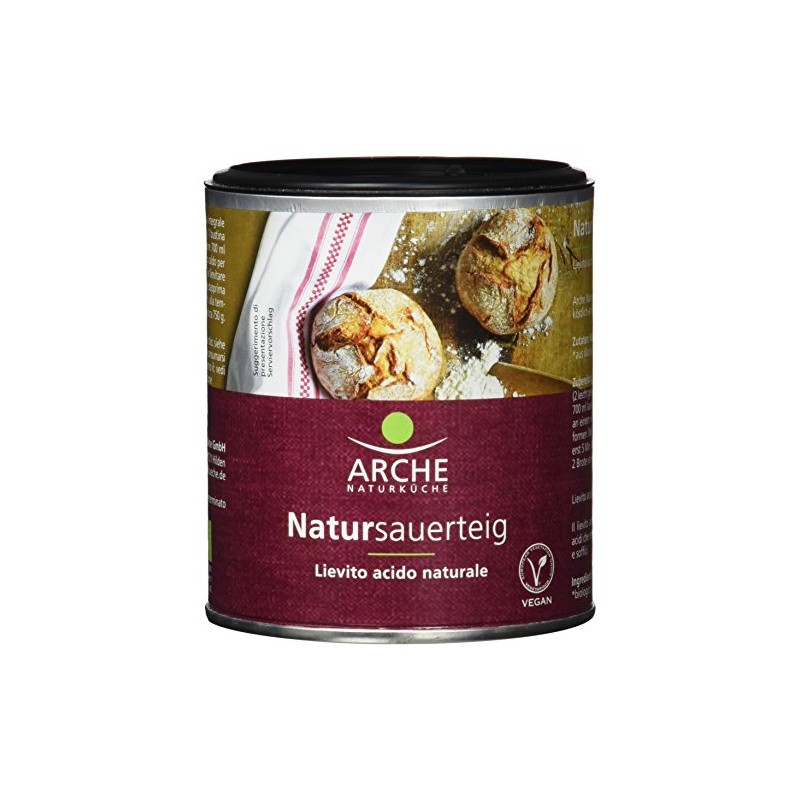 Arche Natural Sourdough 125 g Organic Baking Ingredient, Pack of