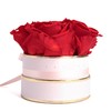 Rosmarie Schulz Heidelberg Rose Box, White Round Infinity Rose, Flower