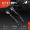 A-Premium 2 x Front Inner Tie Rod Ends, Compatible with