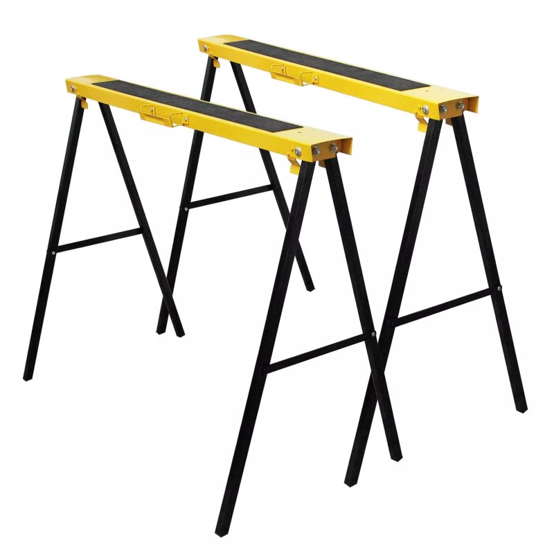 Forup Portable Folding Sawhorse, Heavy Duty Twin Pack, 275 lb