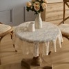 HLC.ME Harper Floral Lace Fabric Tablecloth, Lace Fabric Table Cloth