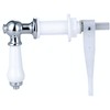 Taps2Traps 3/8" Small Bore Traditional Victorian Ceramic Toilet Cistern Lever