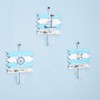 Yardwe 3 Pcs Nautical Wall Hooks Towel Robe Coat Hat