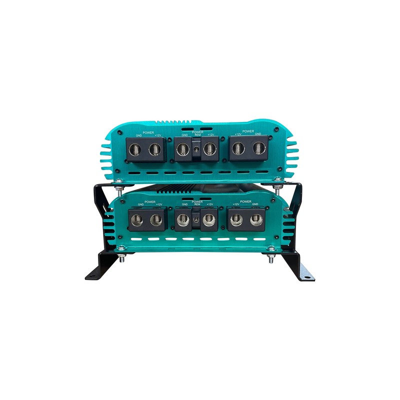 Droppin HZ Car Audio 2RACK 2 Channel Amplifier Rack, Steel,