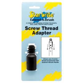 STAR BRITE Screw Thread Adapter - Fits Extend-A-Brush Handles, Glass Reinforced Nylon, Durable, Universal Compatibility (040034)