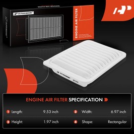 A-Premium 4-PC Engine & Cabin Air Filter with Activated Carbon Compatible with Toyota Corolla 2009-2019, Corolla iM 2017-2018, Matrix 2009-2014, Yaris 2006-2018 & Scion iM 2016, xD & Pontiac Vibe