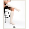 HerzSticht Men's Long Costume Socks Pack of 1 (Model: Silberdistel),