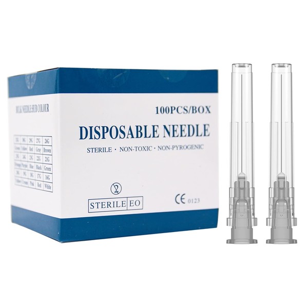 100 Pcs 1 Inch 27Ga for Measuring and Refilling, Inks,