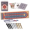 Cribbage Board by Bicycle - Juego de cribbage de madera