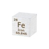 sourcing map Iron Cube, 0.5 Inch High Density Metal Element