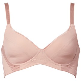 Bias Lift 9100169 Women's Bra, Back Support, Beautiful Posture, Wire-Free Bra, mistyrose