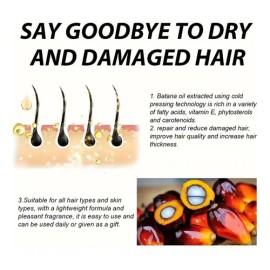 2pcs Aceite De Batana,mejora El Brillo Del Cabello Y La Piel                                                                                          