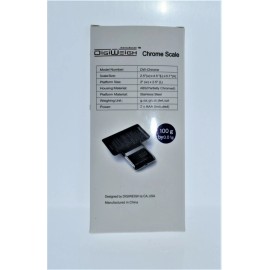 DIGIWEIGH CHROME SCALE 100G BY 0.01G