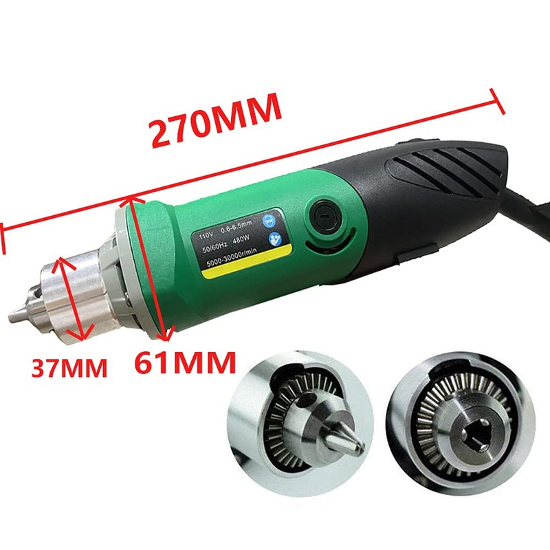 VOTOER 480W Rotary Tool Power Electric Die Multi-function Grinder Carver
