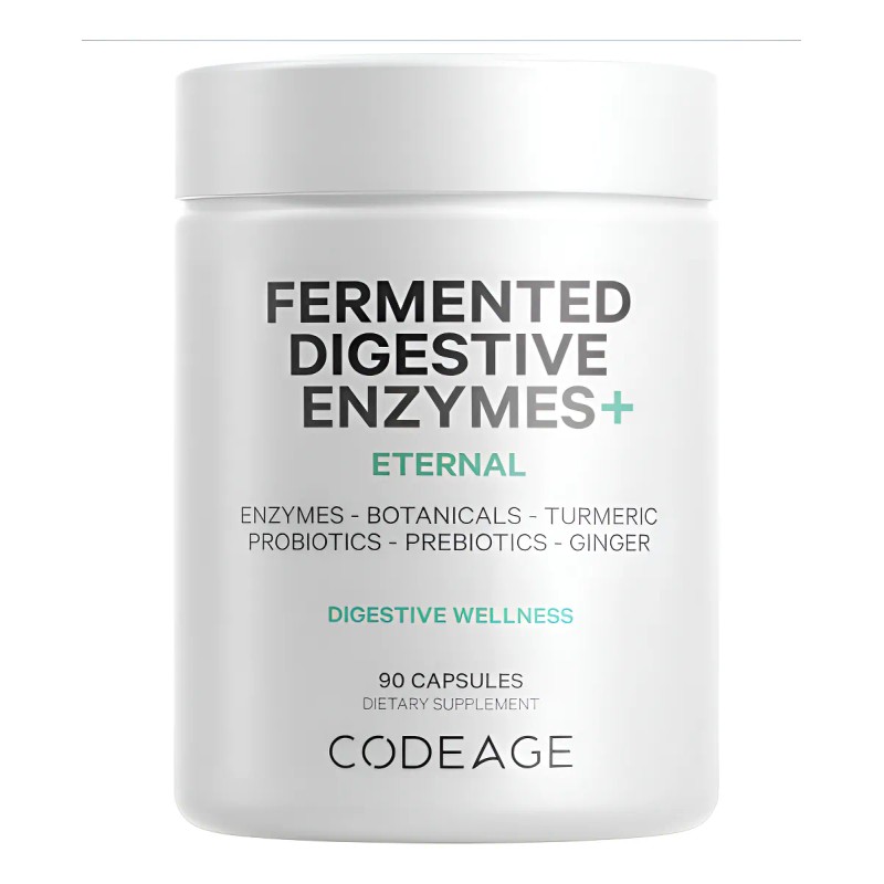 Enzimas Digestivas Veganas Digestión Óptima 90caps Americano Sin Sabor