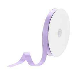 DMiotech 3/4 inch 100 Yards Satin Ribbon Thin Double Face Fabric Grosgrain Ribbon for Gift Wrapping Floral Hair Flower Bouquet, Light Purple