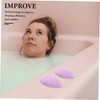WOONEKY 5pcs Exfoliating Face Cleaning Sponges Reusable Facial Mittens for