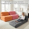 HABUTWAY Folding Sofa Bed,3-in-1 Convertible Sleeper Chair Bed w/Pillow