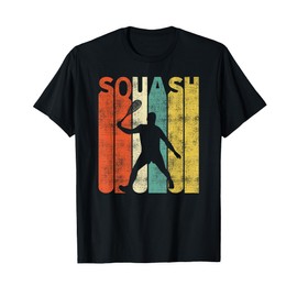 Giocatore Vintage di Squash Retro Maglietta
