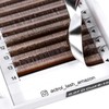 ACTROL W 4D Eyelashes Extension Lashes Brown C Curl 0.07mm
