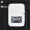 Mail Slot Catcher White Indoor Mail Catcher, Durable Oxford Bag