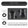 AUTOBOTS Shackles 3/4" (2 Pack), D Ring Shackle 45,000Ib Max