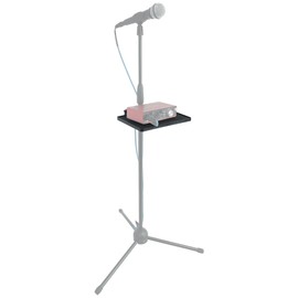Rockville MTRAY Clamp-On Tray Utility Shelf For Any Mic Stand (9.7" x 7.3")