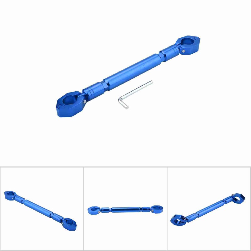 Aluminum Alloy Motorcycle Balance Handlebar Cross Bar Motorbike Accessories (Blue)