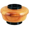 J-kitchens Yasuragi Mini Bowl (Donburi), Korinnai Vermilion (Lid), Made in