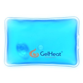 Pack of 5 GelHeat Instant Hand Warmers - Reusable Gel Click Heat Pads (Blue)
